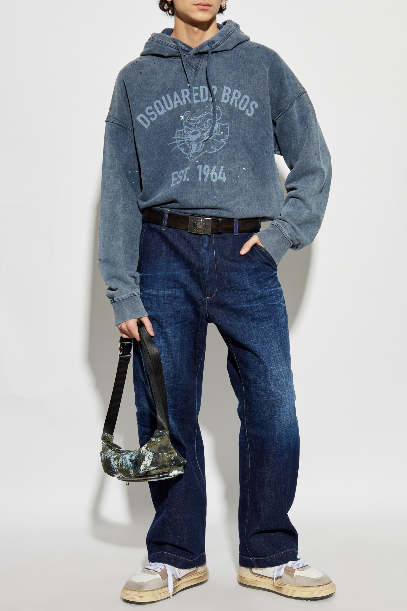 Dsquared2 Boxeur Shiny Patch Baseball Cap